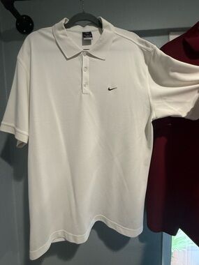 Men’s Nike Polo with Black Swoosh